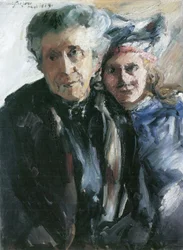 Großmutter und Enkelin